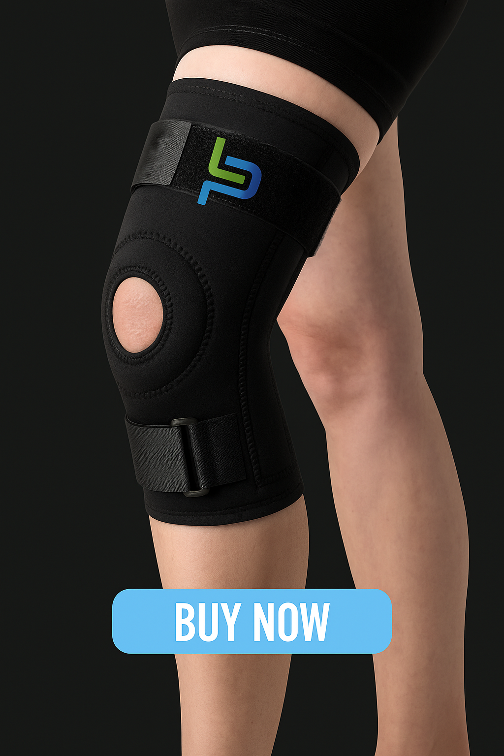 Knee Brace | Pickleball | Silicone Spiral Memory Springs |Support for Men & Women  | PatellCompression Sleeve | Workouts & Running
