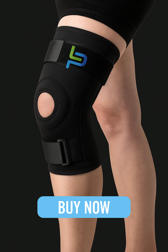 Knee Brace | Pickleball | Silicone Spiral Memory Springs |Support for Men & Women  | PatellCompression Sleeve | Workouts & Running